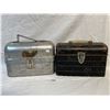 Image 1 : 2 Vintage Metal Lunch Pails