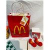 Image 4 : Vintage 1992 McDonalds Pizza Product Kit With 1984 Lego Happy Meal Toy, And Etc...