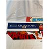 Image 2 : 5 Vintage Arcade Marquees, Bi-Plane, Karate, Hyper Sport, Etc..