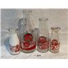 Image 2 : 4 Vintage Palm Milk Bottles