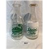 Image 1 : 2 Vintage Milk Bottles, Kootenay Valley Nelson B.C And Lakeview Dairy Kelowna B.C