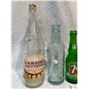 Image 2 : 6 Vintage Bottles, Rexall, 7Up, Nanaimo Bottling, Etc..