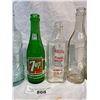 Image 3 : 6 Vintage Bottles, Rexall, 7Up, Nanaimo Bottling, Etc..