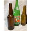 Image 2 : 7 Vintage Pop And Beer Bottles, 7Up, Gurds, Victoria Brewing Co, Etc…