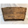 Image 1 : Crystal Spring Victoria B.C. Wooden Crate