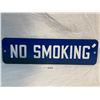 Image 1 : Vintage Porcelain On Steel No Smoking Sign