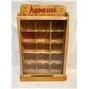 Image 1 : Vintage Ampollina Display Case For Dyeing Or Tinting In Cold Water Baribeau & Son