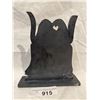 Image 2 : Professionally Restored Hand Carved Argillite Plaque Of Frog With Abalone Inlay
