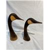 Image 2 : Pair Of Hand Carved Goose Heads By James Whisky Chan Moosecrafts