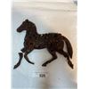 Image 1 : Vintage Metal Horse With Many Bullet Holes
