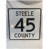 Image 1 : Steele 45 County Traffic Sign