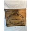 Image 1 : Vintage Canadian Butter The Dairy Pool Saskatchewan Wooden Crate