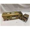 Image 6 : Vintage Pressed Steel Structo Truck And Horse Trailer