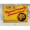 Image 1 : Unconditionally Guaranteed Metal Sign