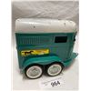 Image 2 : Vintage Nylint Pressed Steel Thoroughbred Farms Horse Trailer With Plastic Horses