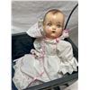 Image 2 : Vintage Navy Blue Baby Pram With Doll