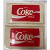 Image 2 : 4 Vintage Plastic Enjoy Coca Cola Advertising Signs