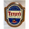 Image 1 : Vintage Framed Tetley's English Ale Advertising Mirror