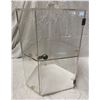 Image 1 : Vintage Plexiglass Rotating Display Case With Key