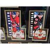 Image 5 : Vintage McDonalds Hockey Hero's Mini Jerseys Framed