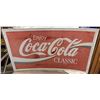Image 1 : Vintage Self Framed Tin Enjoy Coca Cola Classic Sign