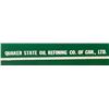 Image 3 : Vintage Painted Steel Quaker State Motor Oil Tomb Stone Sign Double Sided