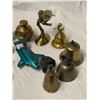 Image 2 : Misc Brass Bells, Bird, Boat Ash Tray, Vintage Toys, Etc..