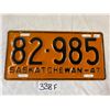 Image 1 : 1947 Saskatchewan License Plate