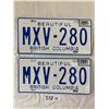 Image 1 : Pair Of 1978 British Columbia License Plates