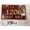Image 1 : Delta 1958 Half Plate