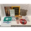 Image 1 : 11 Misc Advertising Signs And Road Signs, Etc..