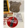 Image 2 : 11 Misc Advertising Signs And Road Signs, Etc..