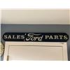 Image 1 : Ford Sales And Parts Wooden Sign Custom Made