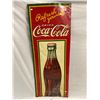 Image 1 : Early Refresh Yourself Drink Coca Cola Sign, Cut From Larger Sign