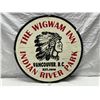 Image 1 : Wooden Wigwam Inn Indian River Park Custom Wooden Sign