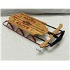 Image 1 : Vintage Store Display Wooden Classic Racer Sled Flexible Flyer