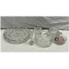 Image 6 : Misc Glass Trays, Basket, Bowl, Etc..