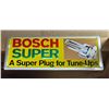 Image 1 : Embossed Self Framed Bosch Super Spark Plug For Tune Ups Signs