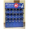Image 1 : Action Starts With Ac Hot Tips Spark Plugs Store Display Rack With Jars