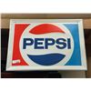 Image 1 : Self Framed Embossed Pepsi Cola Sign 1973