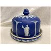 Image 3 : Early Rare Blue Wedgwood Lidded Cheese Dish