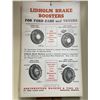 Image 1 : 8 Lindholm Break Boosters For Ford Cars And Trucks Cardboard Advertisement