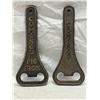 Image 2 : Pair Of Cast Iron Foundry Bottle Openers