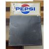 Image 1 : Vintage Self Framed Embossed Pepsi Tin Chalkboard Sign