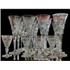 Image 1 : 9 Crystal Champagne Glasses