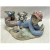 Image 4 : 3 Lladro Figurines, Girls With Dog, Boy With Dog, Etc..