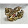 Image 4 : 3 Royal Crown Derby Figurines, Cat, Owl And Bunny
