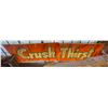 Image 1 : 2 Piece Orange Crush, Crush Thirst Plastic Advertising Sign