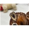 Image 3 : 4 Vintage Steiffs , Camel, Bear, Squirrel, And Cat. Camel Missing Button In Ear