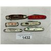 Image 1 : 6 Assorted Advertising Pocket Knives, Coca Cola, Valley Towing, Etc..